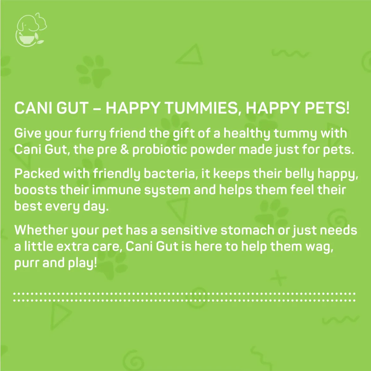 Cani Gut - Pre & Probiotic Supplement in Bengaluru - Pet Products Online