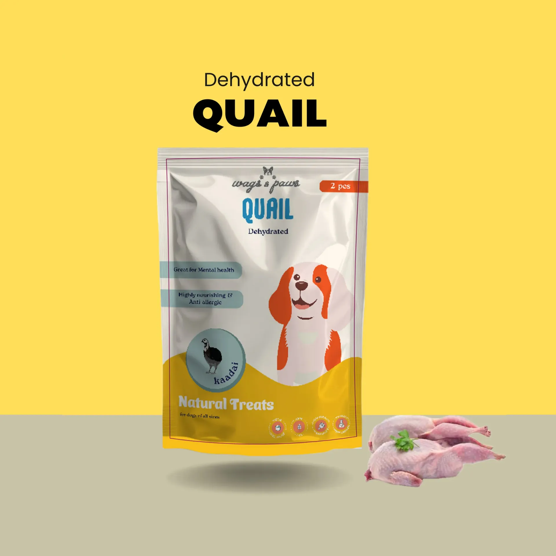 Dehydrated Whole Quail in Coimbatore - Pet Products Online