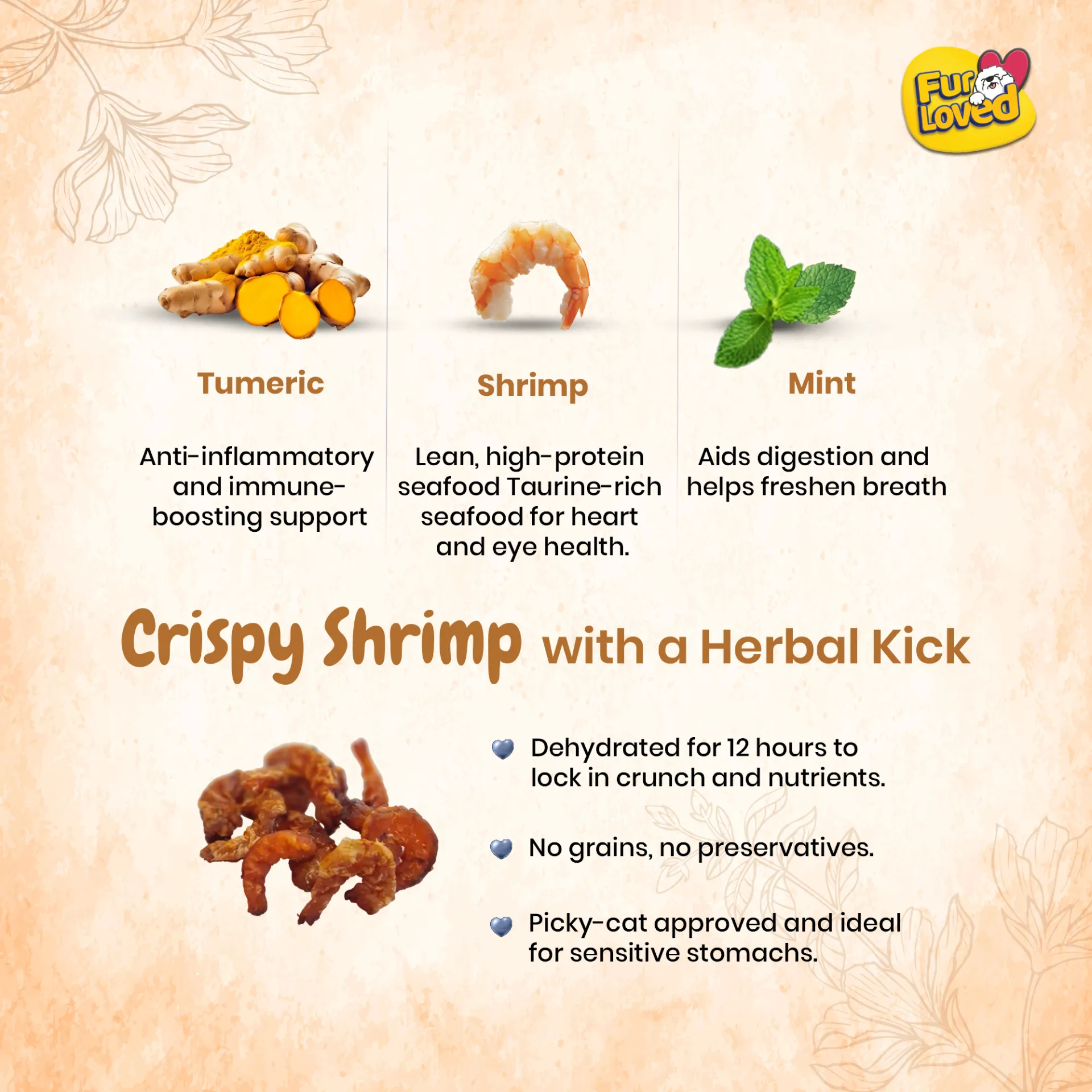 Furloved Shrimp-tastic Shrimp Fish 35gms in undefined - Pet Products Online