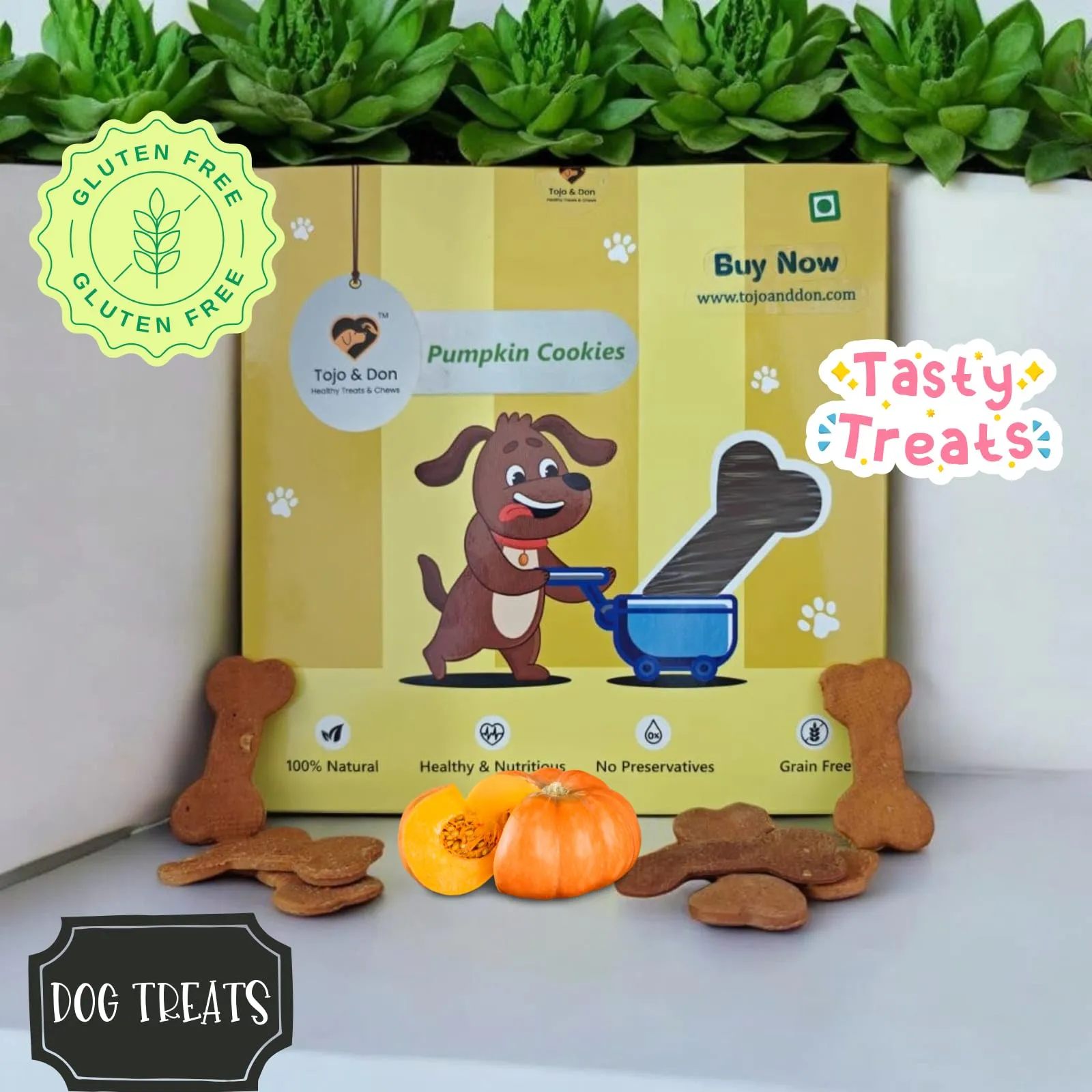 Pumpkin Cookies in Thane - Pet Products Online