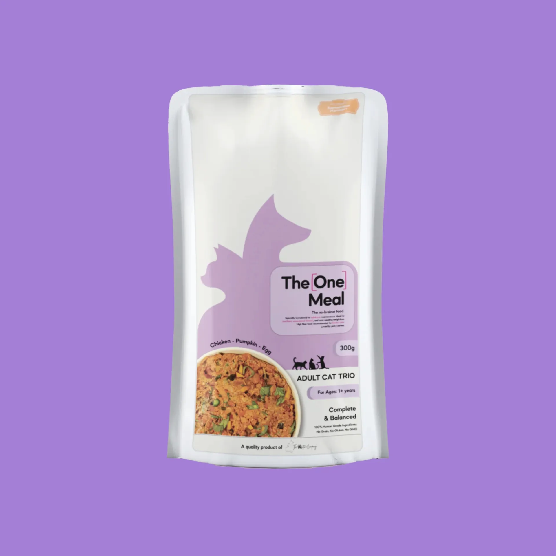 The One Meal - Adult Cat Food Trio Pack (1+ Years) | 300g in undefined - Pet Products Online