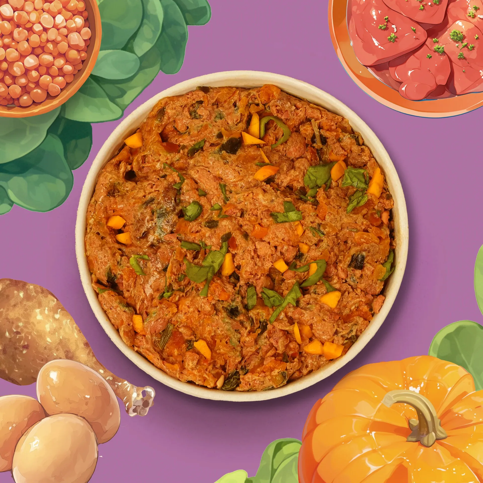 The One Meal - Adult Cat Food Trio Pack (1+ Years) | 300g in undefined - Pet Products Online