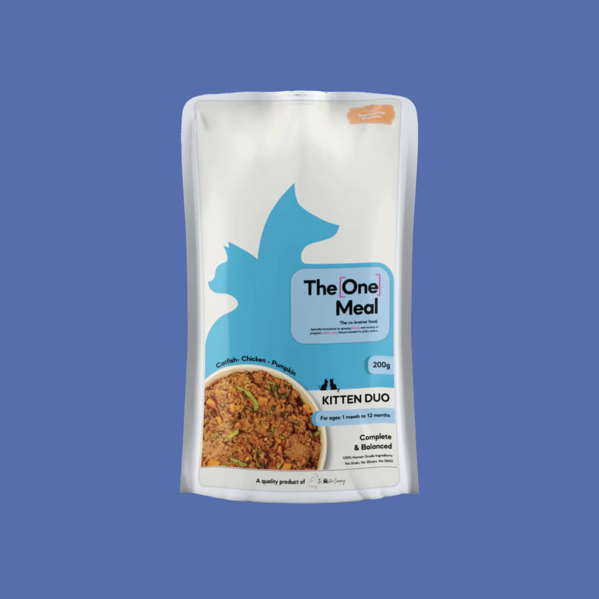 The One Meal - Kitten Food Duo Pack (1-12 Months) | 200g in undefined - Pet Products Online