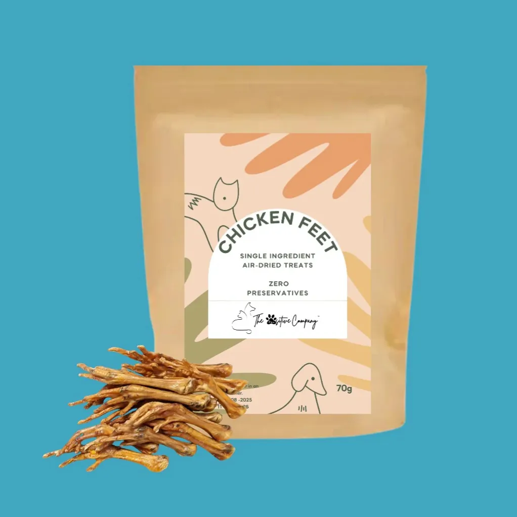 The One Treat - Air-dried Chicken Feet for Cats & Dogs - 70g in undefined - Pet Products Online