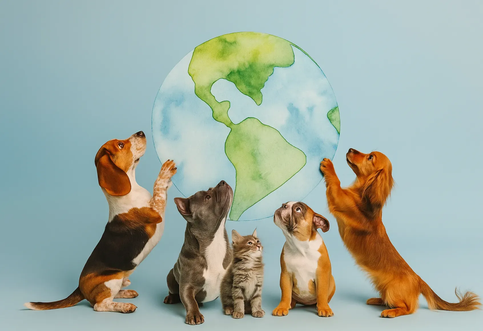 Global pet product market representation